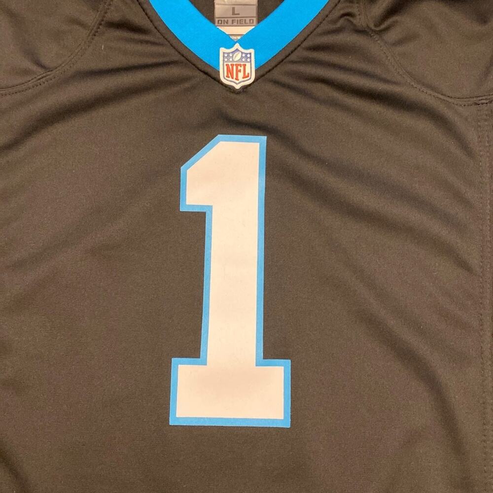 NFL Panthers Cam Newton youth Jersey- Large